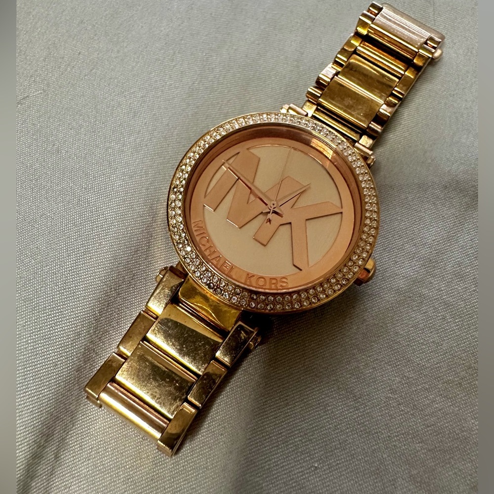 Micheal Kors Rosegold Diamond Watch